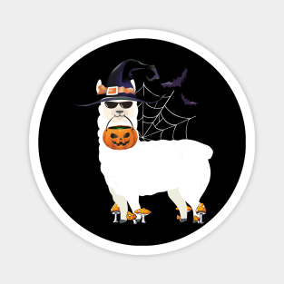 Happy Llamaween funny Halloween Llama costume gift Magnet